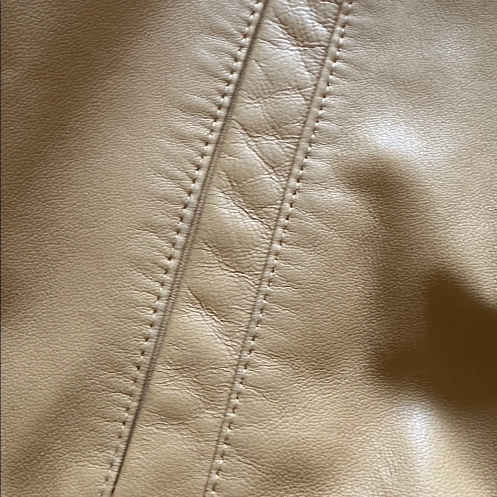 Bruno Magli Tan Leather Jacket - Picture 14 of 14